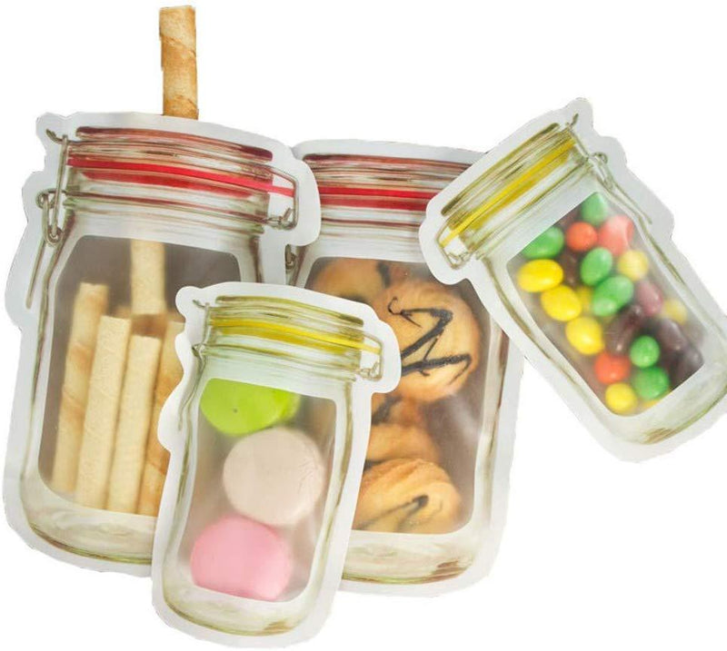 Reusable mason bottle ziplock bag - woowwish.com
