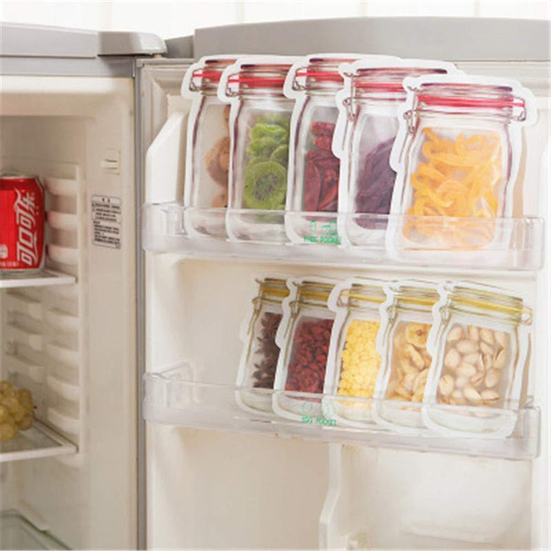 Reusable mason bottle ziplock bag - woowwish.com