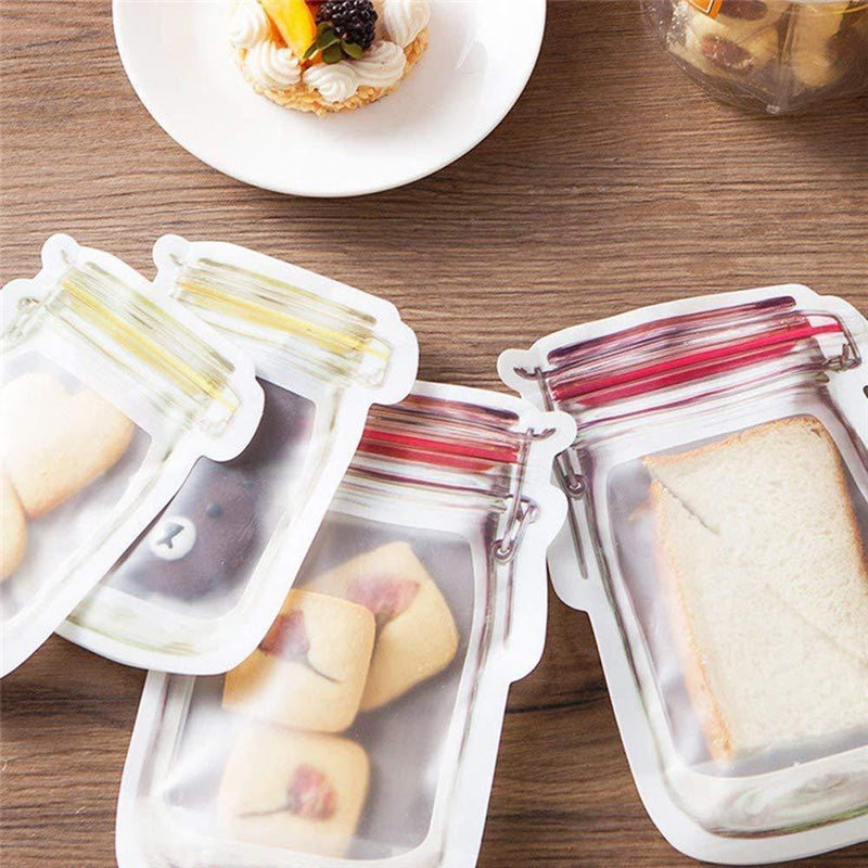 Reusable mason bottle ziplock bag - woowwish.com