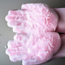 SILICONE DISH WASHING GLOVES - woowwish.com