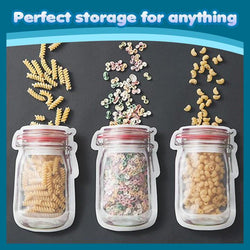 Reusable mason bottle ziplock bag - woowwish.com