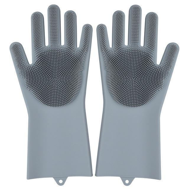 SILICONE DISH WASHING GLOVES - woowwish.com